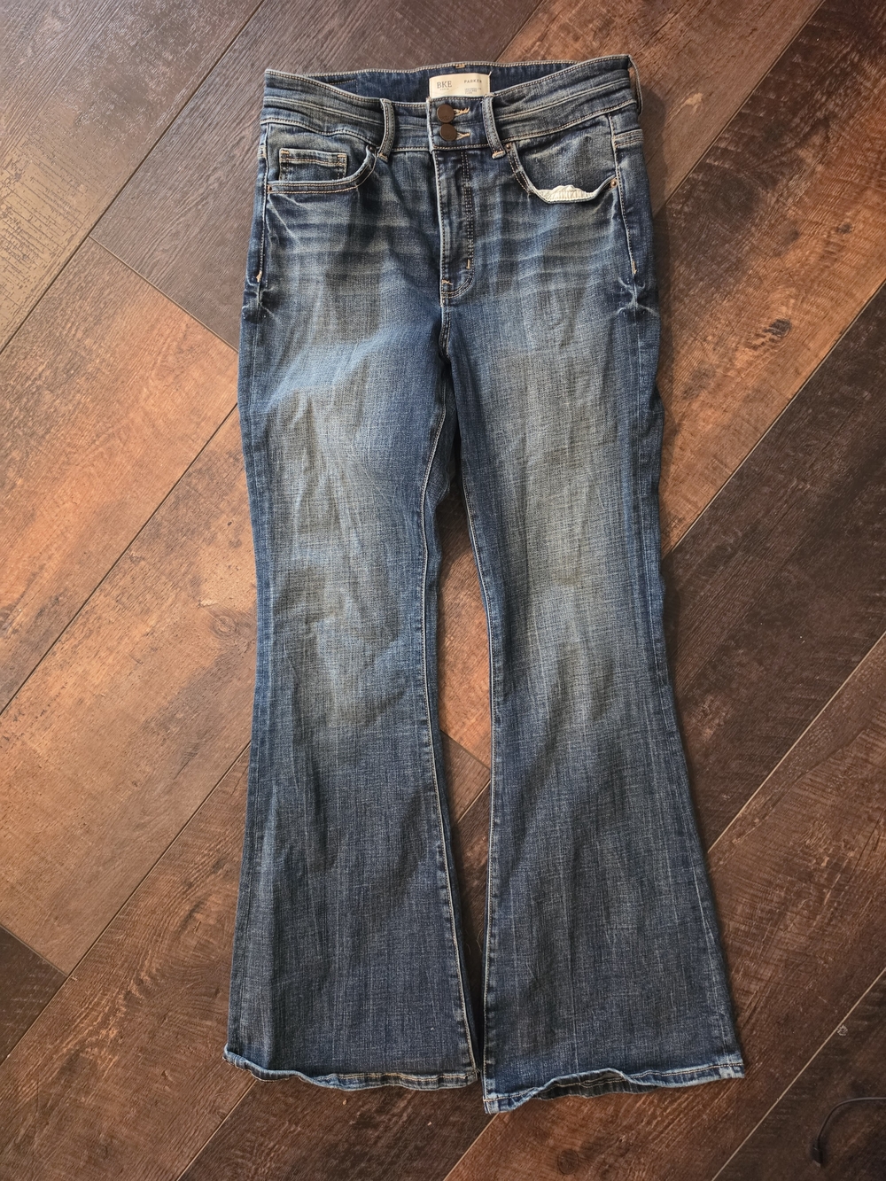 BKE Parker high rise flare jeans 28x32
